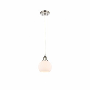 Athens - 1 Light Mini Pendant In Industrial Style-9.88 Inches Tall and 6 Inches Wide - 1 of 1