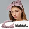 Unique Bargains Women's Big Bowknot Headband Hairband 1.2" Wide - 2 of 4