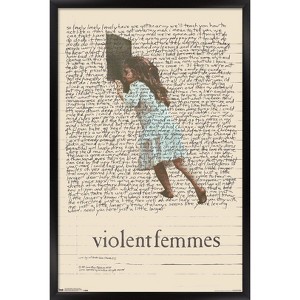 Trends International VIolent Femmes - Lyric Girl Tea Towel Framed Wall Poster Prints - 1 of 4