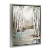 Stupell Industries Veil Of Silver Trunks Floating Frame Canvas Art - 2 of 4