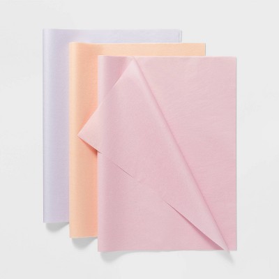 8ct Pegged Tissue Papers Blush Pink - Spritz™