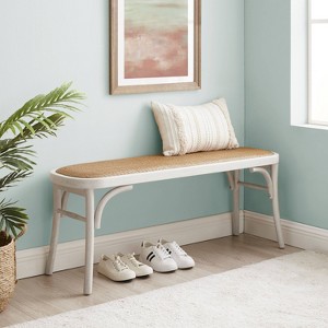 Linon Helia Bentwood Bench - 1 of 4