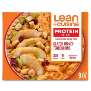 Lean Cuisine Protein Kick Frozen Glazed Turkey Tenderloins - 9oz - 1 of 4
