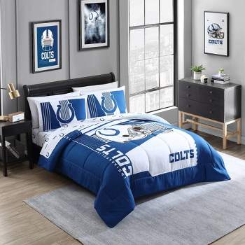NFL Indianapolis Colts Status Bed In A Bag Sheet Set - Queen
