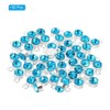 Unique Bargains Metal Bulk Elegant DIY Crafts Jewelry Making Birthstone Pendant 50 Pcs - 3 of 4