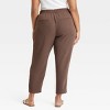 Women's Signature Crepe Tapered Ankle Pull-On Pants - A New Day™ - 2 of 3