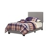 NicBex Transitional Twin/Full/Queen Size Upholstered Panel Bed Frame with Headboard,Box Spring Needed,Easy Assembly,Gray/Brown/Black - 4 of 4