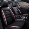 Bekrvio Universal 5-Seat Car Seat Covers Full Set, Premium PU Leather Waterproof Front & Rear Protector for Cars, SUVs & Trucks - 2 of 4