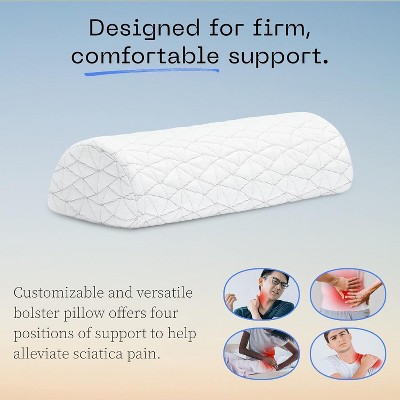 Coop Home Goods Adjustable Memory Foam Bolster Pillow