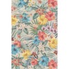 TROPOW Bedroom Rug Washable Area Rug Non Slip Low Pile Boho Floral Carpet for Bedroom - 2 of 2