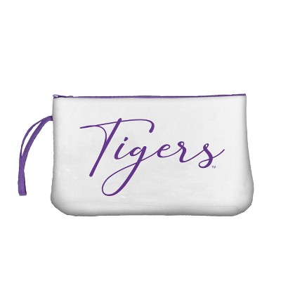 NCAA LSU Tigers Script Clear Wristlet