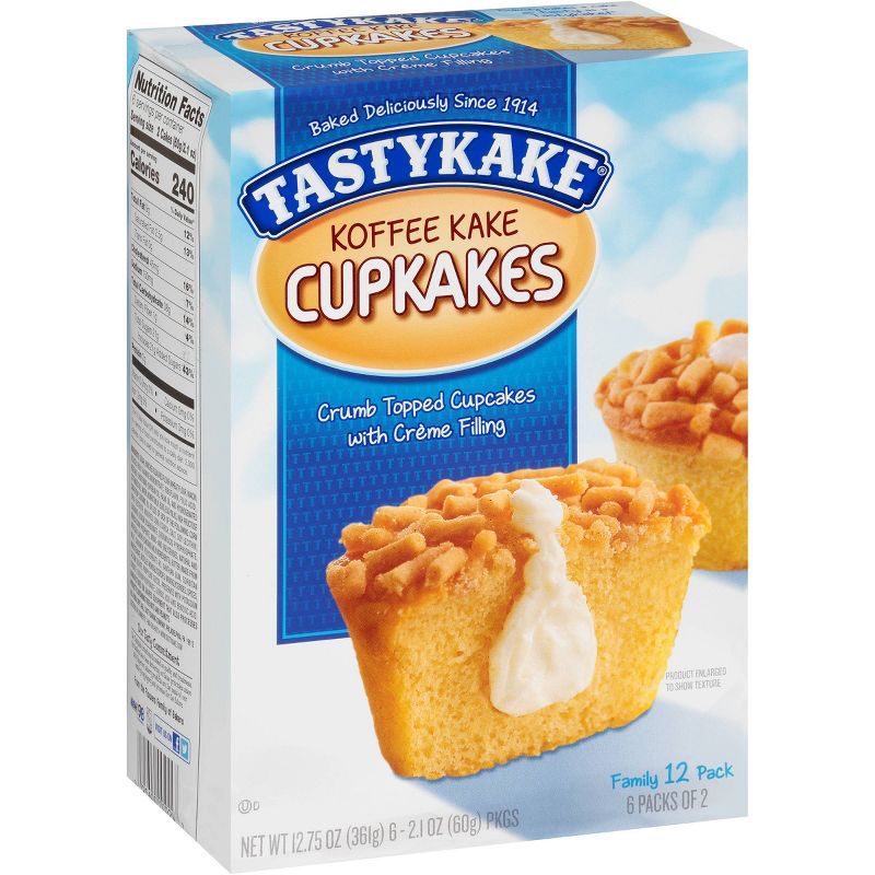 Tastykake Cream Filled Koffee Kake Cupcakes - 12ct/12.75oz, 2 of 9