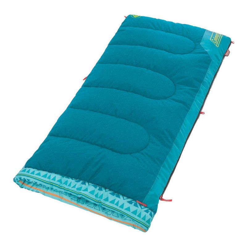 Coleman 50 Degree Youth Sleeping Bag - Turquoise, 3 of 7