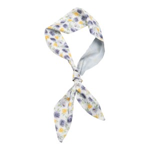 Unique Bargains Women's Rose Long Ribbon Headband Blue Gray 1 Pc - 1 of 4
