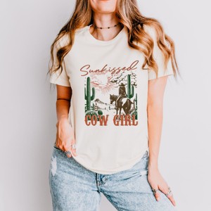 Simply Sage Market Sunkissed Cowgirl Short Sleeve Tee - 1 of 4
