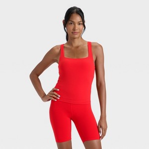 Women's Everyday Soft Square Neck Support Tank Top - All In Motion™ - 1 of 3