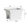 Novelty Countryside Flower Box Planter, White, 16in - 3 of 3