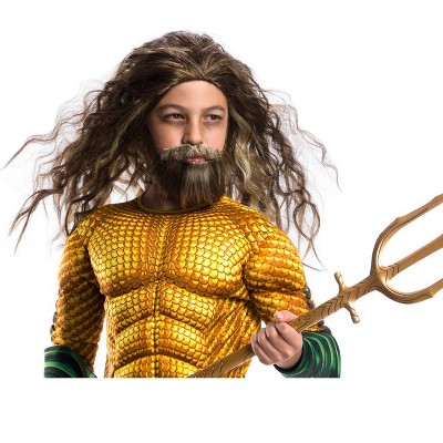 Rubies Aquaman And The Lost Kingdom Aquaman Boy's Wig & Beard Set : Target