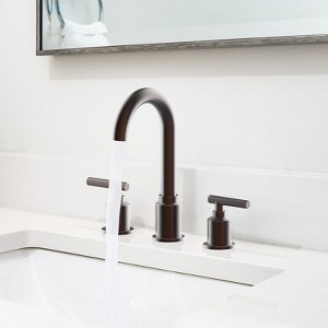 ORB Widespread Bathroom Faucet - 8-Inch 3-Hole Sink Faucet - 1 of 4