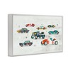 Stupell Industries Various Vintage Race Cars Framed Giclee Art, White, 18" x 12" - 2 of 4