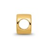 Black Bow Jewelry Letter D Bead Charm in 14k Yellow Gold Plated Sterling Silver - 2 of 4