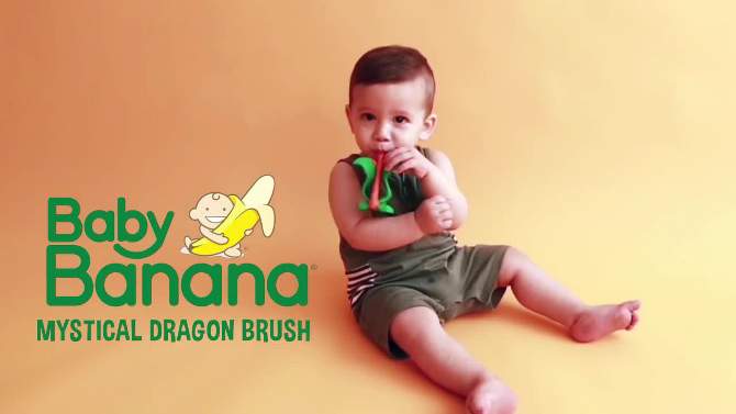 Baby Banana Training Toothbrush - Mystical Dragon, 2 of 11, play video