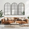 SpassWay Black/Gold Accent Wall Mirror Bathroom/Vanity Mirror Overmantal Mirror Overmantel Mirror for Living Room Bedroom Entryway - 3 of 4