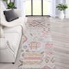 coucheta Washable Area Rug, Vintage Soft Non Slip Non Shedding Low Pile Rustic Foldable Accent Carpet, for Living Room, Bedroom, Dining Room - 2 of 4