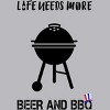 Men's Design By Humans July 4th Life Needs More BBQ By TeeShirtMadness Tank Top - image 2 of 2