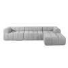 122" Modern L-Shaped Sectional Sofa with Chaise Lounge and High-Density Foam,2-Piece Couch for Living Room-Baofuwish - 3 of 4