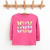 The Juniper Shop Butterflies Coquette Youth Long Sleeve Tee - 2 of 4