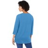 Woman Within Perfect Three-Quarter Sleeve V-Neck Tunic - 3 of 4