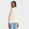 Women's Balloon Long Sleeve Lace Blouse - Universal Thread™ - 2 of 3