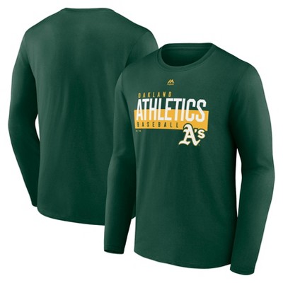 MLB Oakland Athletics Men's Long Sleeve Core T-Shirt - XXL