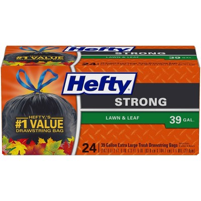39 gallon trash bags
