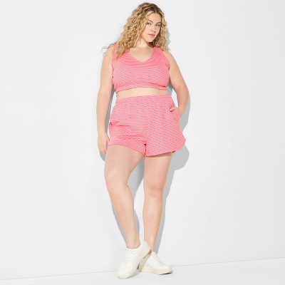 Women's Mid-Rise French Terry Pull-On Shorts - Wild Fable™