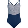 Lands' End Women's D-Cup Slender Suit Pleated X-back One Piece Swimsuit - 3 of 3