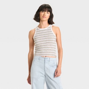 Women's Ribbed Tank Top - Universal Thread™ - 1 of 3