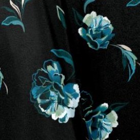 teal open floral