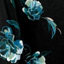 teal open floral