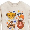 Boys' - Disney - Simba, Pumbaa, Timon, & Zazu Graphic Long Sleeve Fleece Sweatshirt - 2 of 4
