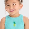 Toddler Girls' Striped Ribbed T-Shirt - Cat & Jack™ - 2 of 4