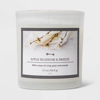 5.5oz Glass Jar Apple Blossom and Breeze Candle - Threshold™