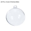 Unique Bargains Smooth Lightweight Party Decoration Acrylic Ornaments Balls 20 Pcs - 3 of 4
