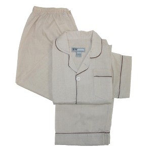 Ten West Apparel Men's Short Sleeve Long Leg Solid Pajama Set - 1 of 2