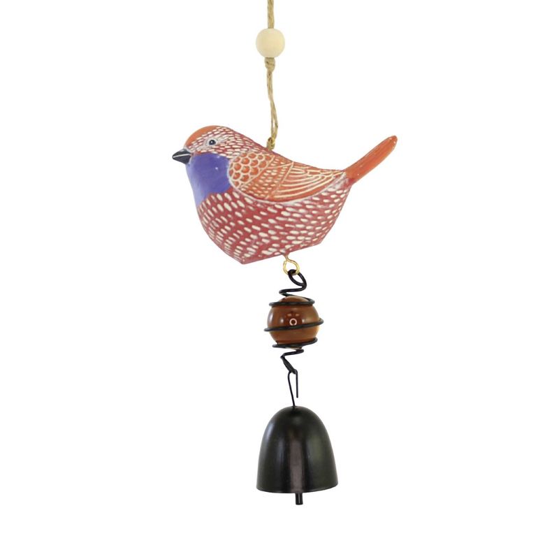 10.0 Inch Bright Bird Bell Hanging Yard Decor Bells And Wind Chimes, 3 of 4
