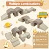 Baofuwish Indoor Soft Foam Climber Play Sets 7 in 1, Soft Climb and Crawl Indoor Play Equipment for Toddlers,Soft Play Area for Home Kids - 2 of 4