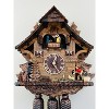 Eight Day Mechanical Cuckoo Clock Cottage Design With 15 Inch Height And Fisherman Motion By River City Clocks - 2 of 4