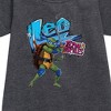 Girls' - Teenage Mutant Ninja Turtles - Leonardo AKA Leo Graphic Short Sleeve Fleece Dress - 2 of 3