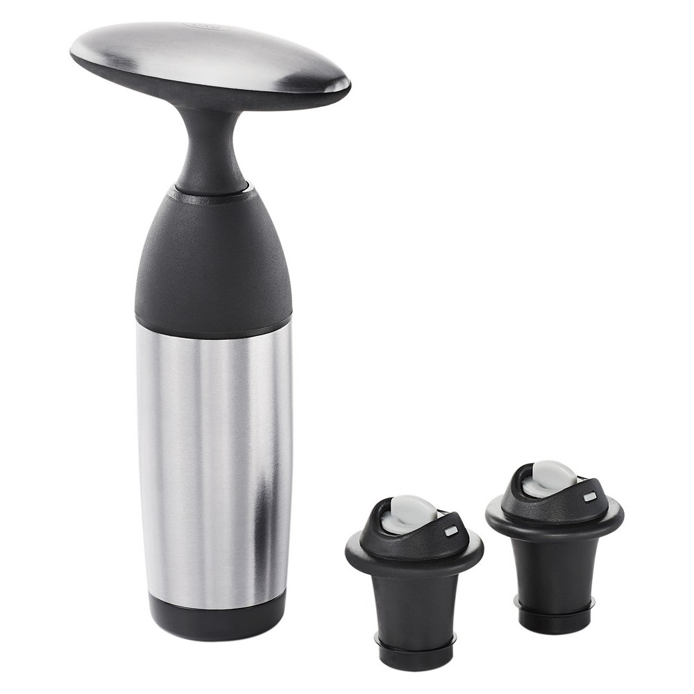 Photos - Garden & Outdoor Decoration Oxo Vacuum Wine Preserver with Two Stoppers 